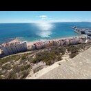 Playa del Postiguet, der südöstlich des Burgbergs gelegene Strand